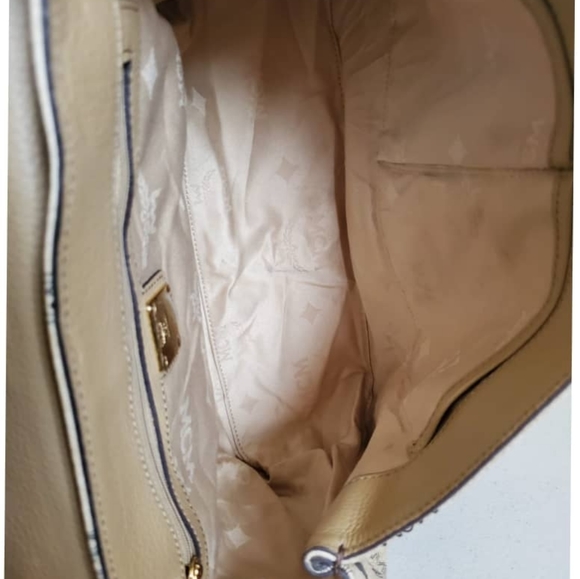 MCM VISETOS Cream 2way Shoulder Bag - Picture 13 of 13